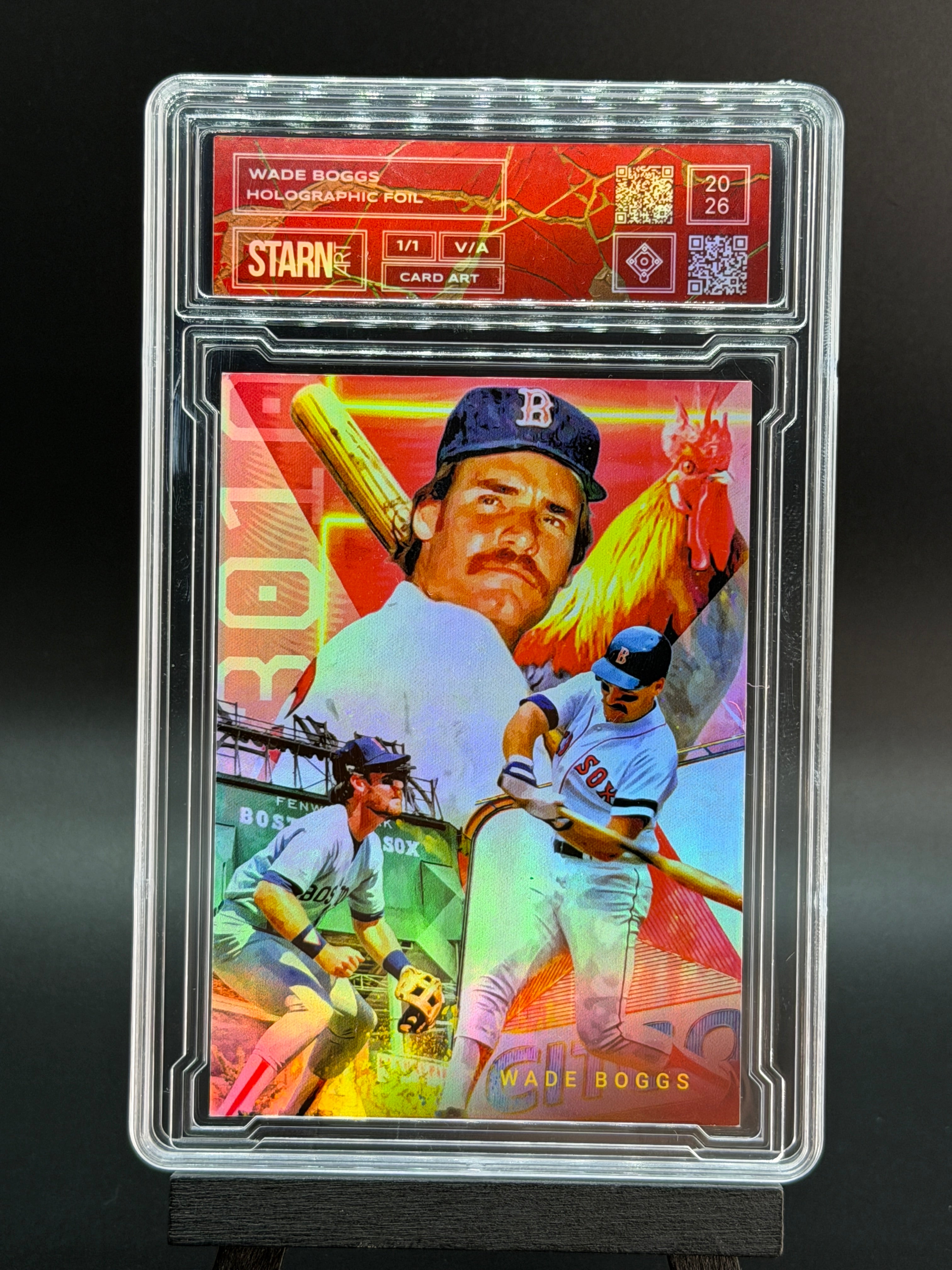 Wade Boggs Limited 1/1 Art Card – Original Procreate Digital Illustration