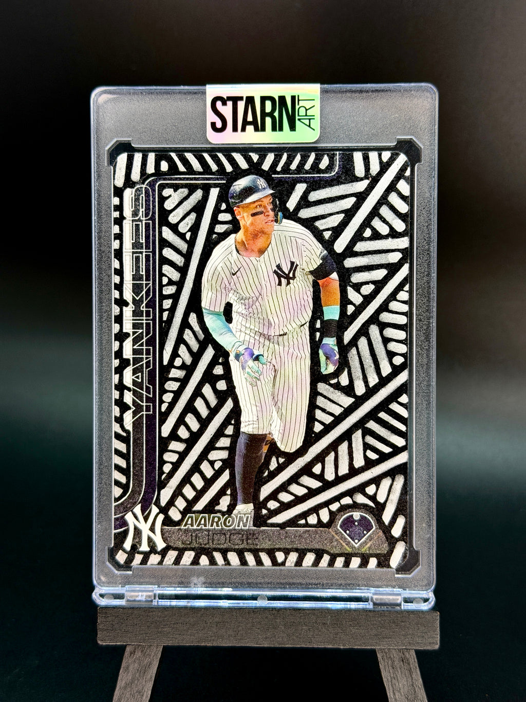 Aaron Judge Custom Baseball 1/1 Card Art