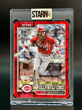 Elly De La Cruz Custom 1/1 Baseball Card Art - Painted and Embossed