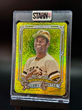 Roberto Clemente Custom 1/1 Baseball Card Art - Painted and Embossed