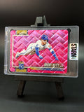 Bobby Witt Jr. Custom 1/1 Baseball Card Art - Painted and Embossed