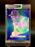 George Brett Custom 1/1 Baseball Card Art - Painted and Embossed