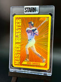 Jose Canseco Custom 1/1 Baseball Card Art - Painted and Embossed