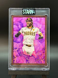 Fernando Tatis Jr. Custom 1/1 Baseball Card Art - Painted and Wood Framed