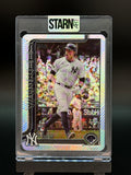 Aaron Judge Custom 1/1 Baseball Card Art - Painted and Embossed