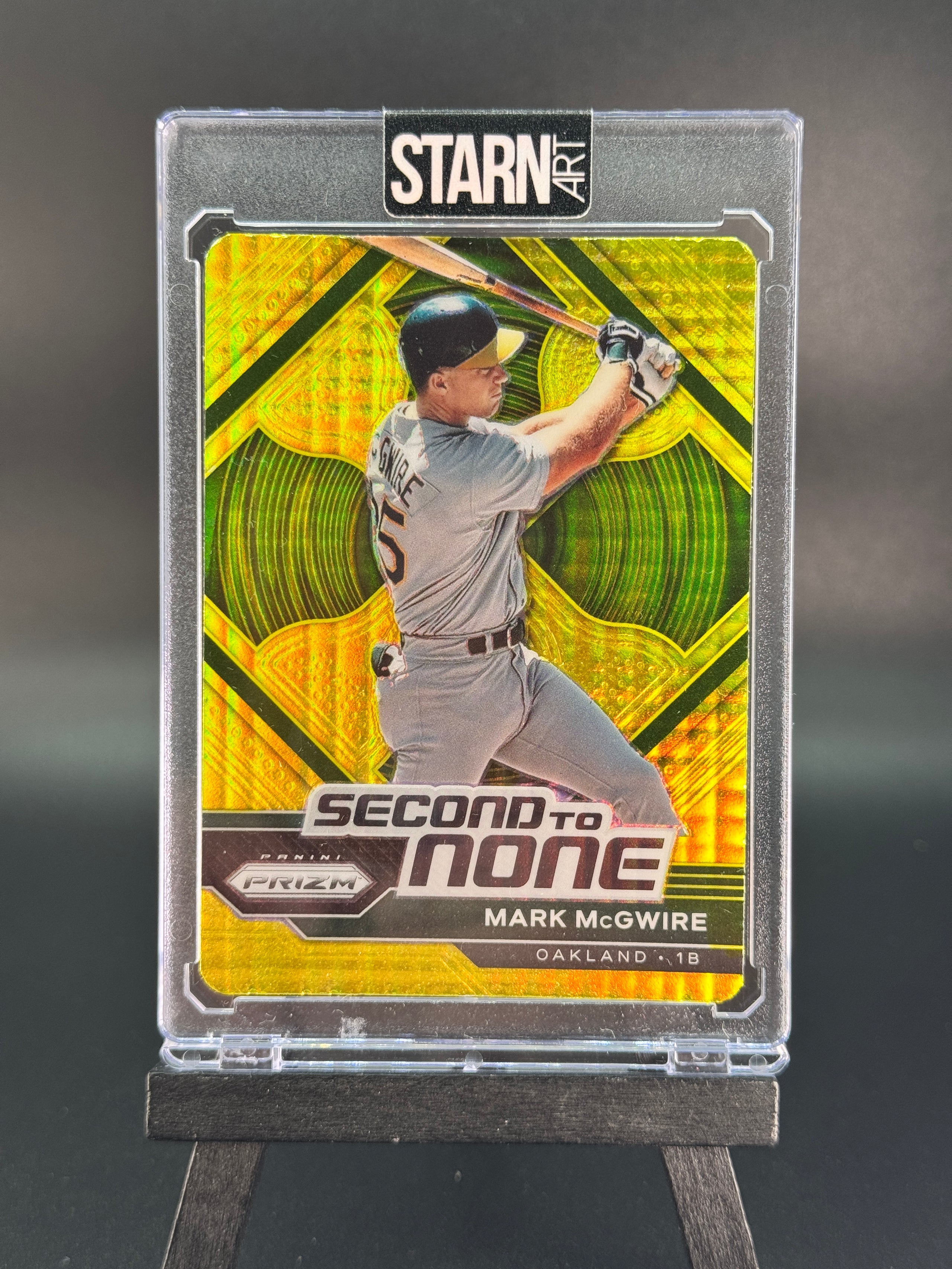 Mark McGwire Custom 1/1 Baseball Card Art - Painted and Embossed