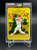 Jose Canseco Custom 1/1 Baseball Card Art - Painted and Embossed
