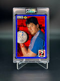 Jose Canseco Custom 1/1 Baseball Card Art - Painted and Embossed