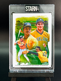 Rickey Henderson, Jose Canseco, Mark McGwire, Dennis Eckersley Limited 1/5 Art Card – Original Digital Illustration