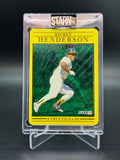 Rickey Henderson Custom 1/1 Baseball Card Art - Painted and Embossed
