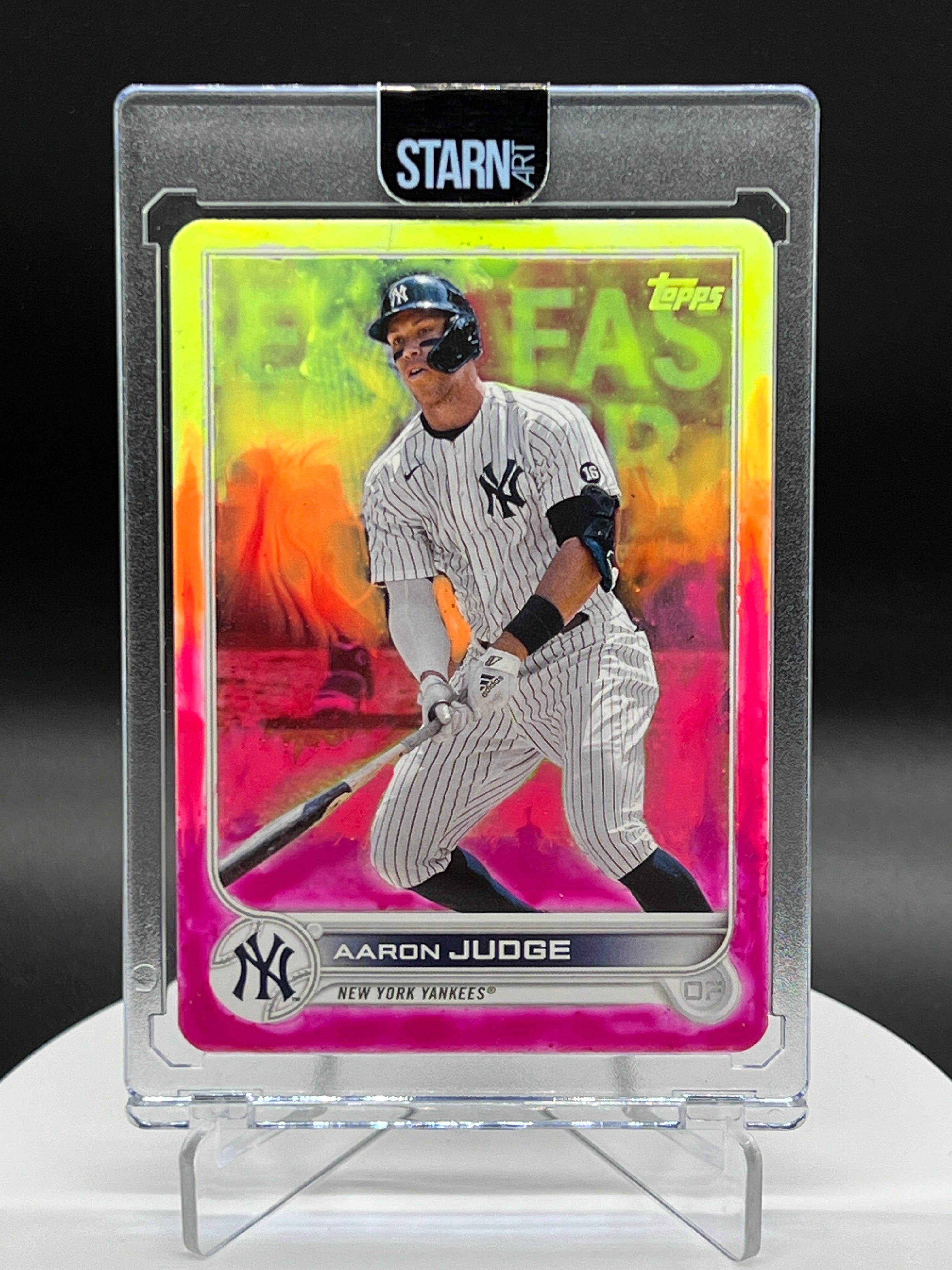 Aaron Judge Custom Baseball 1/1 Card Art