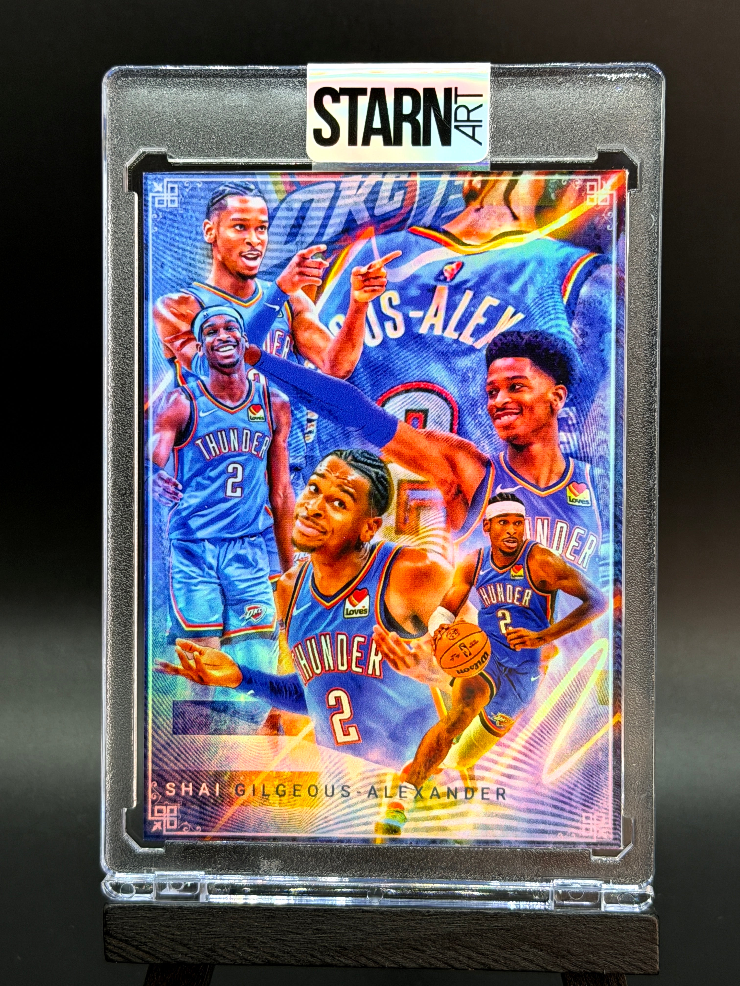 Shai Gilgeous-Alexander - Limited 1/5 Art Card – Original Procreate Digital Illustration