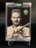 Wade Boggs Custom 1/1 Baseball Card Art - Painted and Embossed