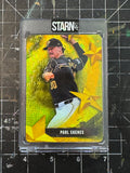 Paul Skenes Custom 1/1 Baseball Card Art - Painted and Embossed
