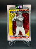 Mike Trout Custom 1/1 Baseball Card Art - Painted and Embossed (Copy)