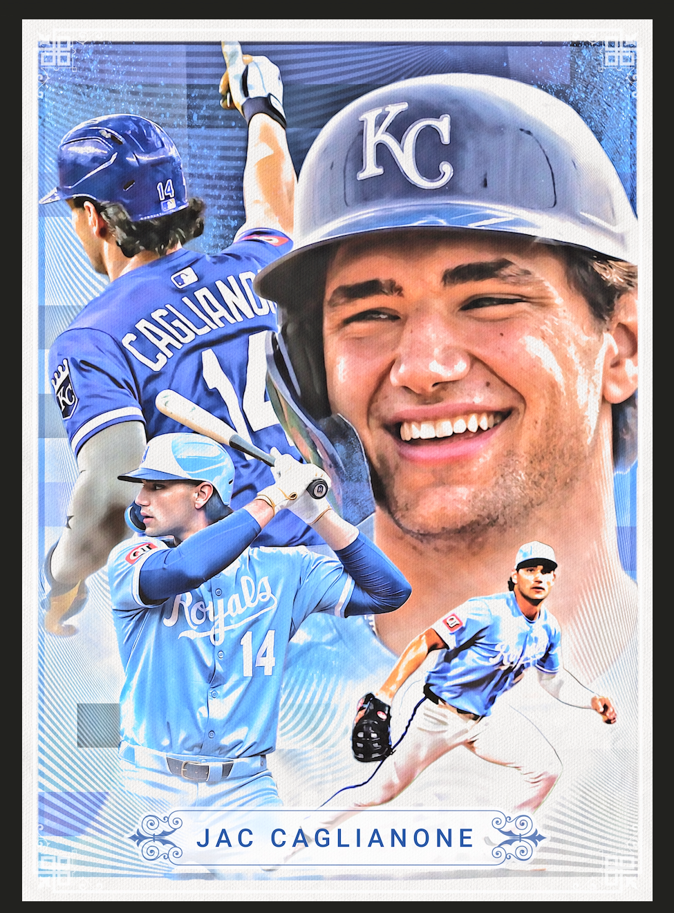 Jac Caglianone Limited 1/5 Art Card – Original Procreate Digital Illustration