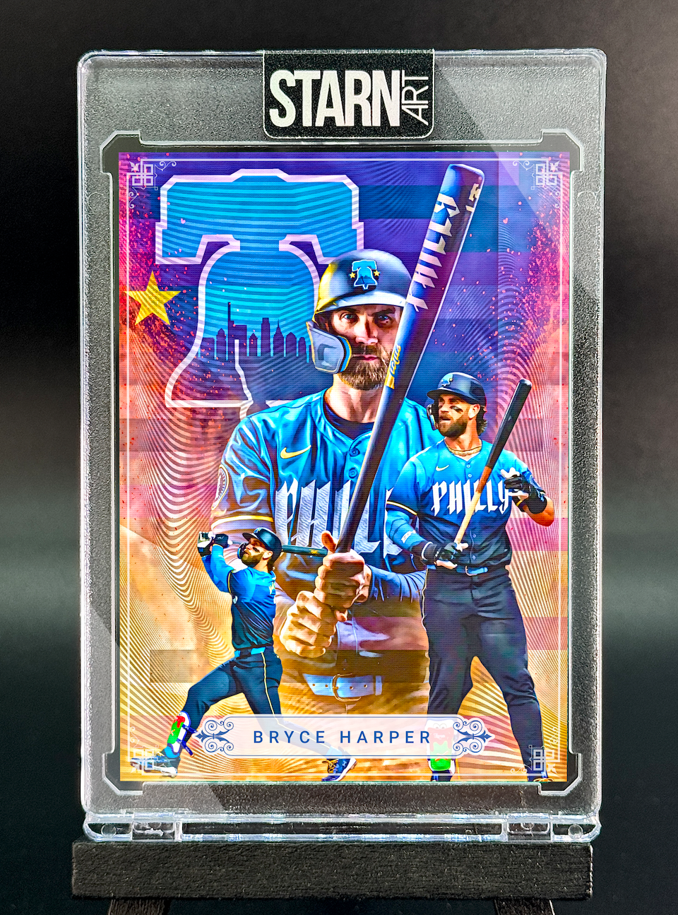 Bryce Harper Limited 1/5 Art Card – Original Procreate Digital Illustration