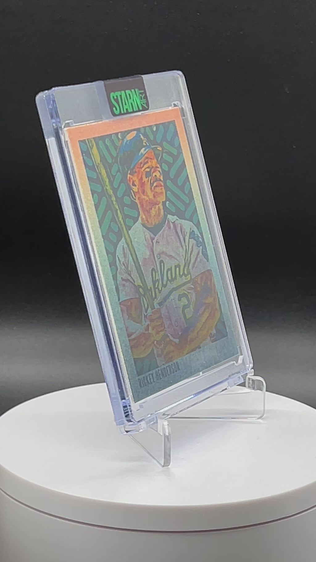 Rickey Henderson Limited 1/1 Art Card – Original Procreate Digital Illustration