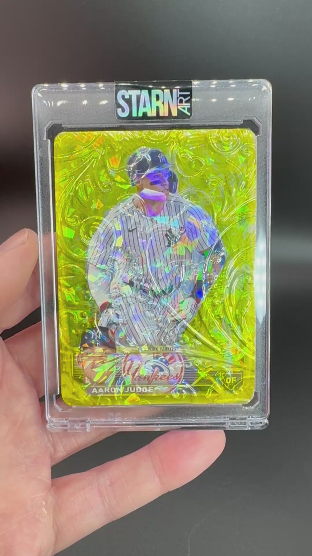 Aaron Judge Custom Baseball 1/1 Card Art