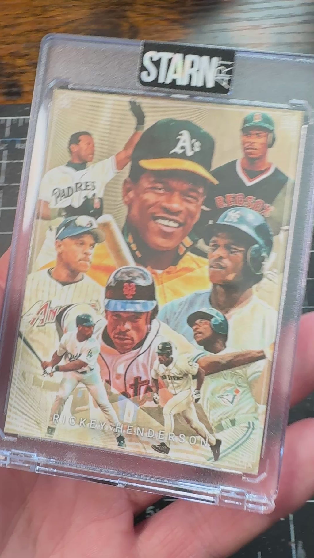 Rickey Henderson Limited 1/5 Art Card – Original Procreate Digital Illustration