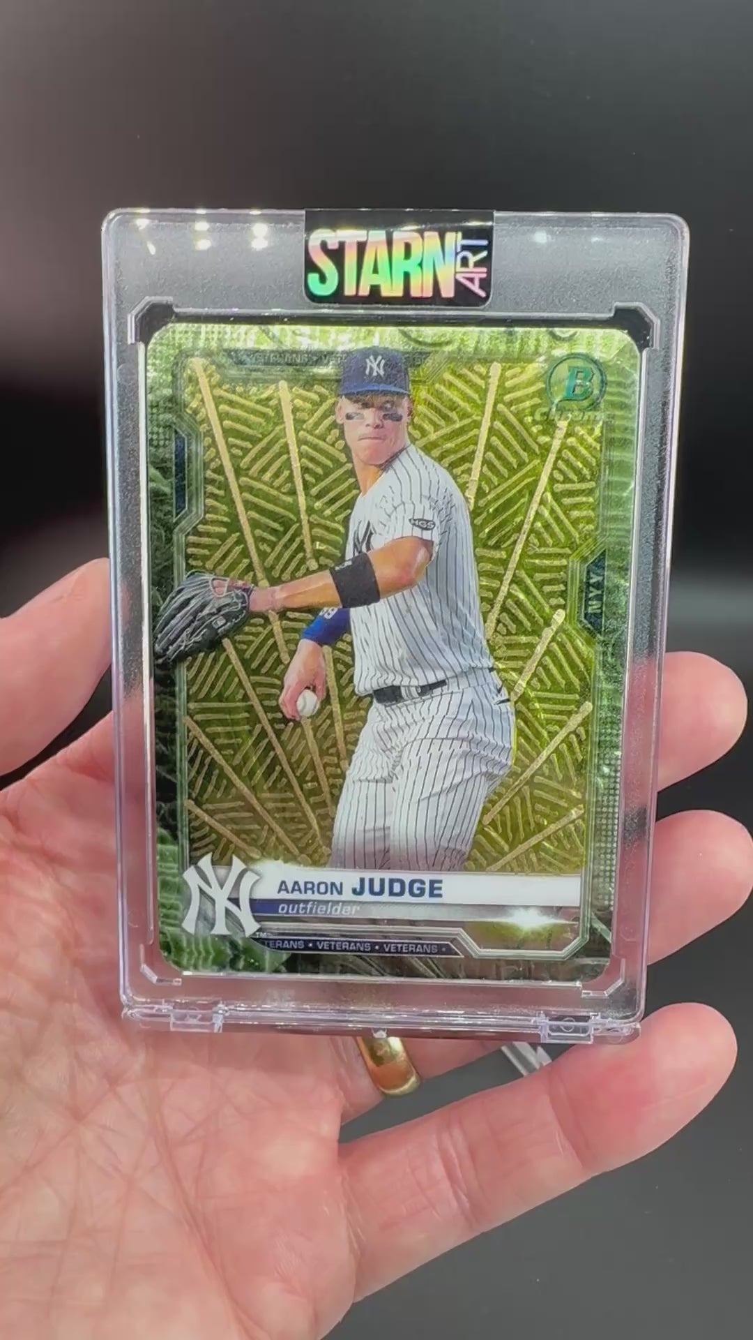 Aaron Judge Custom Baseball 1/1 Card Art